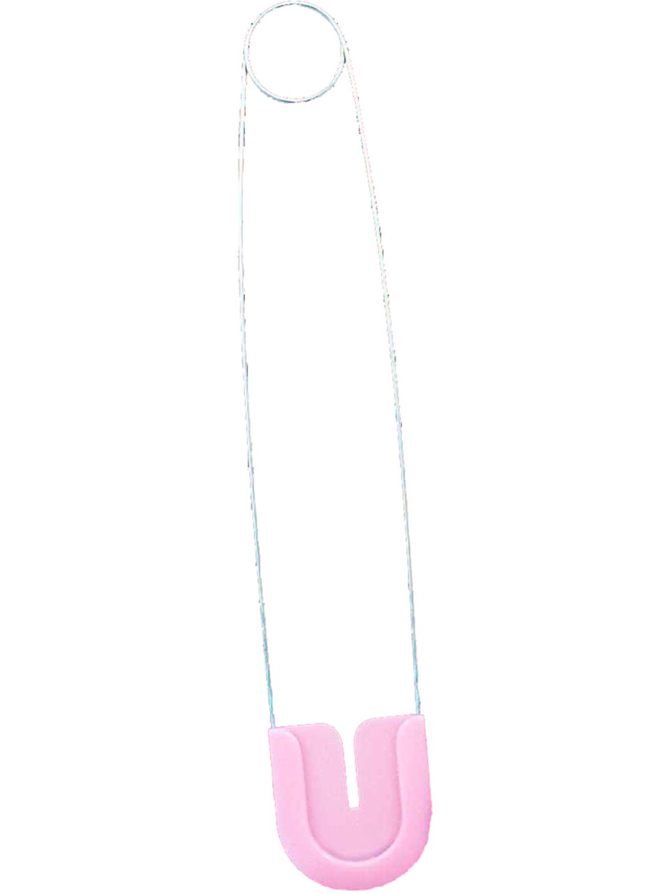 Jumbo Plastic Costume Accessory Pink Adult-Baby Diaper Pin Safety Pins